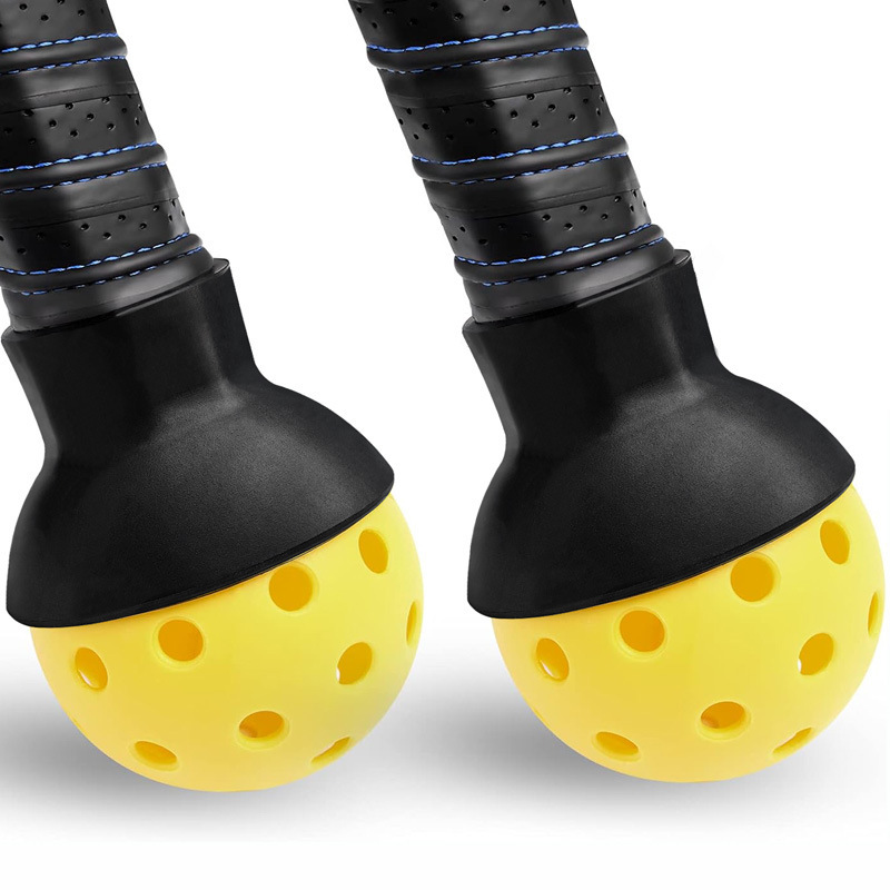 Portable Indoor and Outdoor Training Equipment Ball Picker Racket for Pickleball Tennis and Hole Balls with Suction Feature