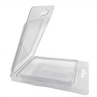 Emballage en blister transparent en PET PVC, boîte pliable jetable thermoformée sous vide pour la présentation de cadeaux et d'artisanat
