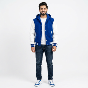 Wholesale FINER THREADS Plus Size Winter Waterproof Breathable Wool Streetwear <b>Baseball</b> <b>Jacket</b> <b>Men</b> Women Custom Varsity - Product Image 1