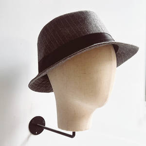 Mannequin Mural Tissu, Présentoir Chapeau Perruque, Tête de Mannequin en Mousse à Piquer pour Accessoires - Product Image 3