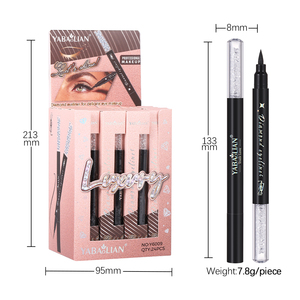 Bolígrafos delineadores <span class=keywords><strong>líquidos</strong></span> con logotipo personalizado <span class=keywords><strong>en</strong></span> tubo clásico negro y transparente, resistente al agua, a prueba de manchas, delineador de ojos de larga duración - Product Image 6