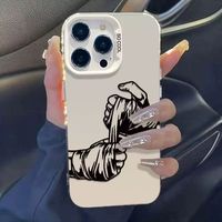 Coques de téléphone portables créatives anti-chute et antichoc pour hommes et garçons, compatibles avec iPhone 17 Air, 16, 15 Plus, Pro Max, 14, 13, 12, 11, X – Housse de protection