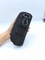 Étui Tactique MOLLE Robuste pour Lunettes, Pochette de Rangement pour Lunettes avec Mousqueton, Protection pour Lunettes de Soleil pour Activités de Plein Air