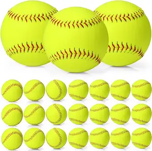 Großhandel Hohe Qualität Günstiger Preis Kunden spezifisches Logo Softball Übungs bälle Pitching Batting Hitting Training Softball