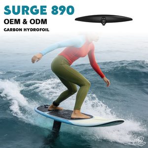กระดานไฮโดรฟอยล์ Axis Surge 890 คาร์บอนมาสต์วิง สำหรับทะเลสาบและแม่น้ำ พร้อมสีและโลโก้ที่ปรับแต่งได้ โครงสร้างคาร์บอนไฟเบอร์ Surge 890 - Product Image 2