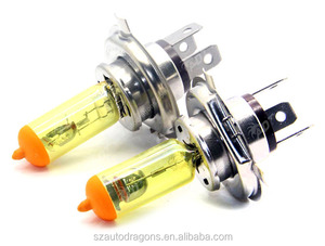 Nouvelle ampoule de phare halogène jaune H4 pour voitures 3500K, ajustement universel 12V - Product Image 5