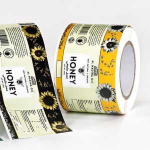 Rouleau d'étiquettes d'emballage imperméables auto-adhésives personnalisées en PP Autocollants d'impression pour étiquettes de bouteilles d'aliments et de boissons - Product Image 3