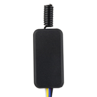 KONST RF 433MHz 315MHz Commutateur de télécommande 4 boutons Petit contrôleur LED pour DC3.5V-12V de porte de garage Portée de 100m Code roulant