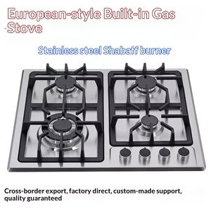 Exportation transfrontalière Fuge C41 Cuisinière à gaz naturel et GPL quatre brûleurs encastrable domestique économe en énergie en acier inoxydable - Product Image 2