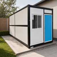 Maison conteneur préfabriquée à panneaux sandwich, 20 pieds, directement de l'usine, abri modulaire pour équipement, centre de données, salle de serveurs à structure en acier