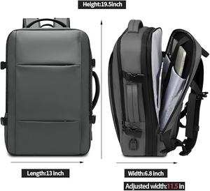 Mochila de Viaje Internacional, Mochila de Mano Aprobada para Vuelos, Resistente al Agua, Duradera, para Portátiles de 17 Pulgadas - Product Image 2