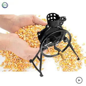Yüksek kalite fiyat küçük mısır Sheller makinesi mısır harman manuel mısır daneleme makinesi el işletilen zambiya