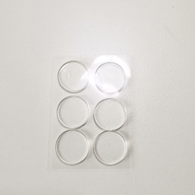 Self Adhesive Double Sided Washable Reusable Nano Round Tape Sticker Custom Cut Shape Nano Gel Pads