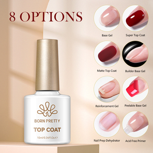 BORN PRETTY 10 Options MSDS Gel Polish Transparent Effet Cristal, <span class=keywords><strong>Top</strong></span> <span class=keywords><strong>Coat</strong></span> et Base <span class=keywords><strong>Coat</strong></span>, Gel de Base Caoutchouc OEM, <span class=keywords><strong>Vernis</strong></span> à Ongles Constructeur pour Salon - Product Image 6
