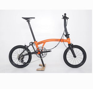 Nuova Bicicletta Pieghevole Leggera 2026 da 16 Pollici con Telaio in Lega di Alluminio Cromo-Molibdeno a Tre Pieghe e 9 Velocità, con Freno a C in Alluminio - Product Image 2