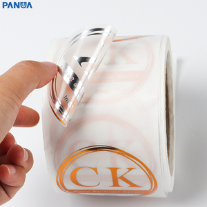 Tùy chỉnh rõ ràng Vòng logo dán <span class=keywords><strong>Glossy</strong></span> Vinyl nhãn không thấm nước và chất kết dính cho bao bì và sử dụng công nghiệp - Product Image 4