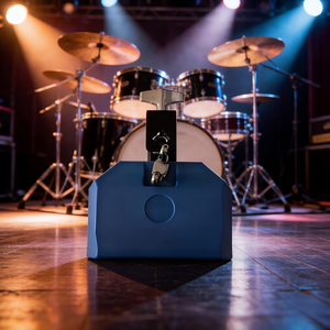 Cloche à vache professionnelle en gros pour batterie, instrument de <span class=keywords><strong>percussion</strong></span> pour Latin Jazz Rock, avec pince de fixation - Product Image 2