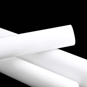 Raw Material Fluoroplastic Rod High Temperature Resistance Engineer Plastic Manufacturer Pure And Filled PTFE Rod PTFE Bar
