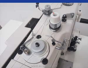 Máquina de Coser Industrial de Puntada Invisible con Motor de Accionamiento Directo, Diseño de Base Plana y Aguja de Bloqueo de Alta Velocidad RN-791 - Product Image 2