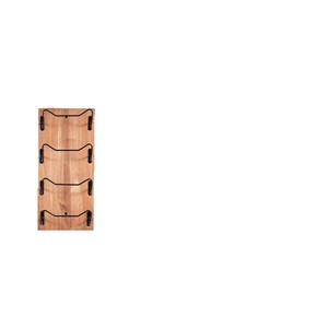 Étagère de présentation en bois, support mural créatif transfrontalier pour la décoration du salon, rangement mural en bois massif pour le vin - Product Image 5