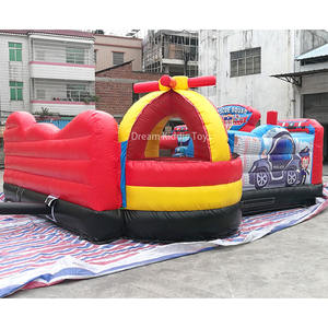 Castillo Inflable de Rescate para Niños Pequeños, Casa de Brinco con Tobogán, Diversión Combinada para Fiestas Infantiles - Product Image 5