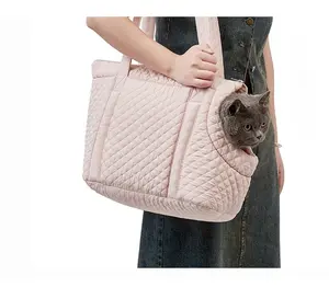 Yeni kore tasarım taşınabilir özel evcil hayvan taşıyıcı çanta hafif yürüyüş seyahat köpek kedi taşıyıcı dışında Sling evcil hayvan taşıyıcı s