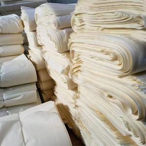 großhandel von punkt weiß beige stoff baumwolle polyester graffiti leinwand kleidung vertikaler schnitt gefärbter stoffstoff - Product Image 6