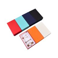 Cajas de Papel para Juegos de Joyería de Cinco Piezas OEM ODM, con Tapa y Base Impresas con UV, Empaque de Regalo para el Día de la Mujer y Cumpleaños