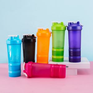 <strong>Cheap</strong> Wholesale 16oz Bpa Free Plastic PP Gym Shaker Bottle with Storage for <strong>Protein</strong> <strong>Shakes</strong> - Product Image 6