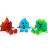 Vashine - Figura de Acción de Duende Impresa en 3D, Juguete de Compañía, Divertido y Creativo, Muñeco Infantil, Adorno de Escritorio, Juguete de Dibujos Animados para Niños