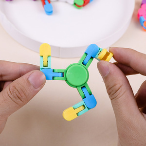 Chaîne créative Fidget Spinner à trois griffes Jouet de loisir pour enfants avec fonction de déformation Spinner - Product Image 2