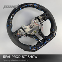 Kit de volant à LED à levier de vitesse en fibre de carbone véritable personnalisé pour Hyundai Elantra N I30 N I20N 2019-2025