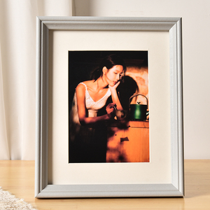 Cadre <span class=keywords><strong>photo</strong></span> en cuir de conception minimaliste avec un style <span class=keywords><strong>Instagram</strong></span> frais, 6 7 8 pouces. Créer un cadre <span class=keywords><strong>photo</strong></span> et l'installer sur <span class=keywords><strong>une</strong></span> table - Product Image 3