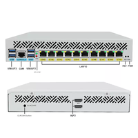 Perangkat Jaringan Gigabit 10 LAN BKHD i3 8145U Intel I210 Industrial Mini PC Multi WAN Router