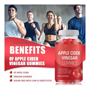 L'aceto di sidro di mele Halal pancia piatta Gummies senza zucchero spedizione gratuita cheto dimagrante ad alto contenuto proteico aceto di sidro di mele gommoso - Product Image 3