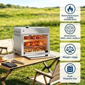 High-Temperature Portable Modern Gas Beef Meat <strong>BBQ</strong> Pizza Steak Oven <strong>Mongolian</strong> <strong>Bbq</strong> Grill for Outdoor Home Use - Product Image 4