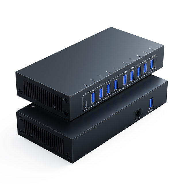 10 Port Powered USB 3.0 Hub