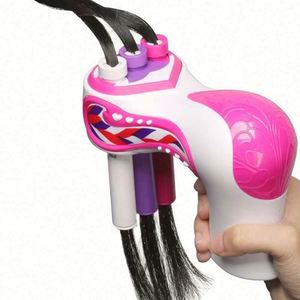 Machine automatique de tressage de cheveux en plastique DIY, outil de coiffure pour filles, cadeau, tressage torsadé, tricot, valise cosmétique amusante, marque JY - Product Image 1
