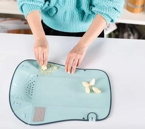 Đa chức năng 5 trong 1 collapsable nhựa thớt hộ gia đình nhà bếp gấp kháng khuẩn PP thực phẩm thớt Hội Đồng Quản Trị - Product Image 3