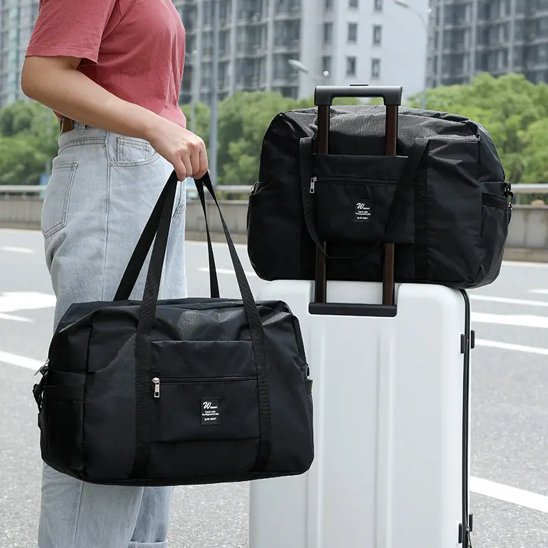 Women Luxury Travel Waterproof Duffle With Log Large Duffel Bag