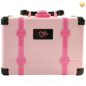 Enfants valise beauté lavable vrais cosmétiques Nail Art rouge à lèvres valise semblant jouer jouet <span class=keywords><strong>maquillage</strong></span> filles ensembles pour enfants - Product Image 5