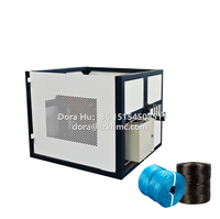 Máquina de Torcer y Enrollar Cuerda de Plástico PP con Motor, Diámetro de Bobina Ajustable de 2-8 mm