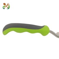 Garden Guru Pelle de jardin ergonomique en acier inoxydable, cuillère de jardin, transplanteur pour pots de fleurs et jardinières