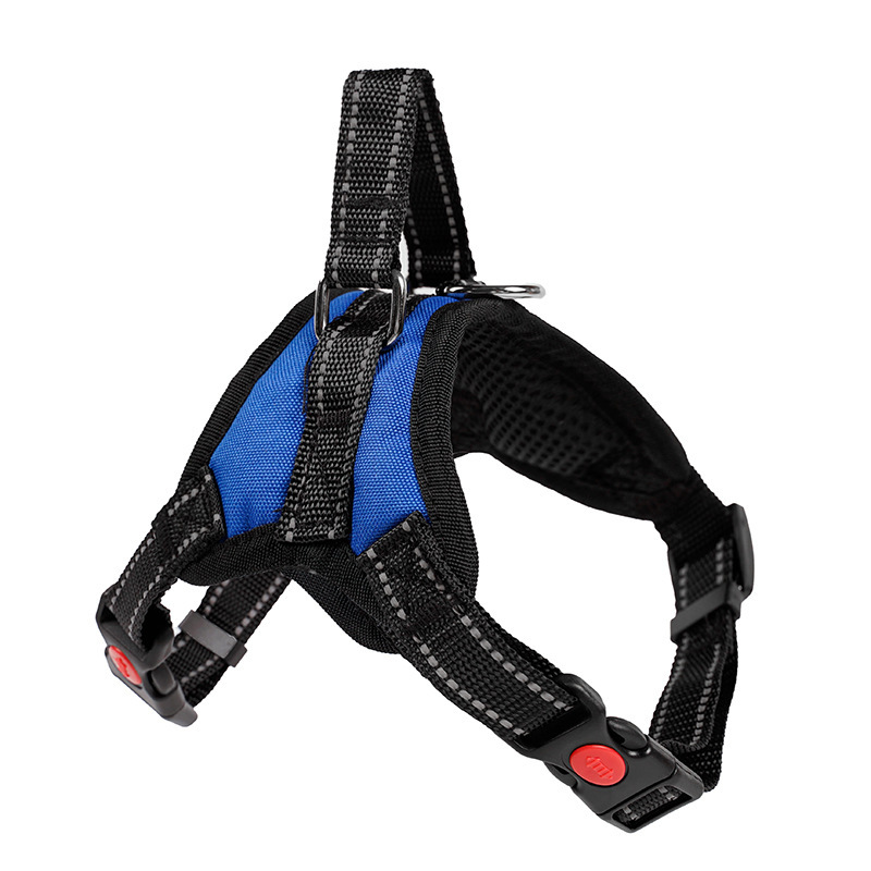 Dark blue large dog harness
