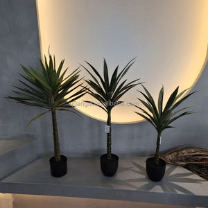 Planta Artificial de Césped UV Ecológica, Bonsái de Plástico de 1.8m, Árbol de <span class=keywords><strong>Agave</strong></span>, Decoración para el Hogar, Decoraciones de Pared, Alta Simulación para Interiores - Product Image 1