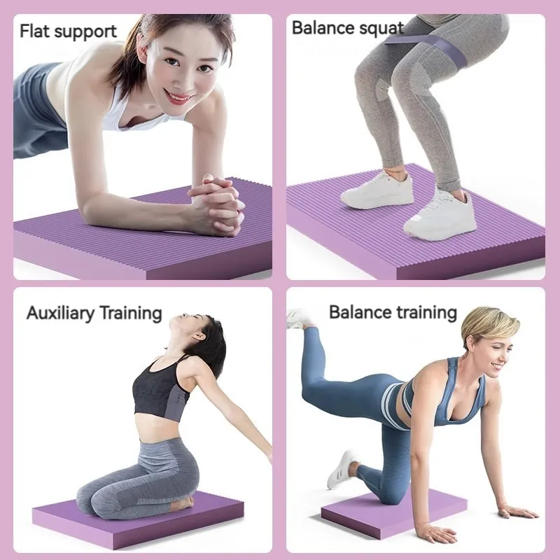 Nuevo diseño antideslizante de alta densidad fitness NBR extra grueso 20mm 40mm ejercicio yoga equilibrio esteras de pie