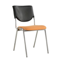 Chaise de formation scolaire moderne en métal pour la maison, le bureau et les réunions