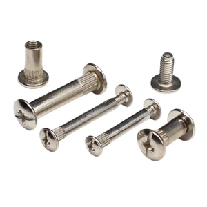 Fixations auto-serrantes pour <span class=keywords><strong>assemblage</strong></span> de meubles, bande de clous 4/6/8 mm, quincaillerie en alliage de cuivre zingué - Product Image 1