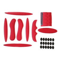 Kit de rembourrage de casque 27 pièces, jeu de coussinets en mousse universels de remplacement de vélo pour casques de vélo moto