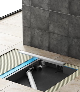 Scarico Lineare Rettangolare Invisibile in Acciaio Inox Moderno, Scarico a Pavimento Lungo <span class=keywords><strong>per</strong></span> Doccia con Inserto <span class=keywords><strong>per</strong></span> Piastrelle, <span class=keywords><strong>Sifone</strong></span> <span class=keywords><strong>per</strong></span> Bagno - Product Image 4